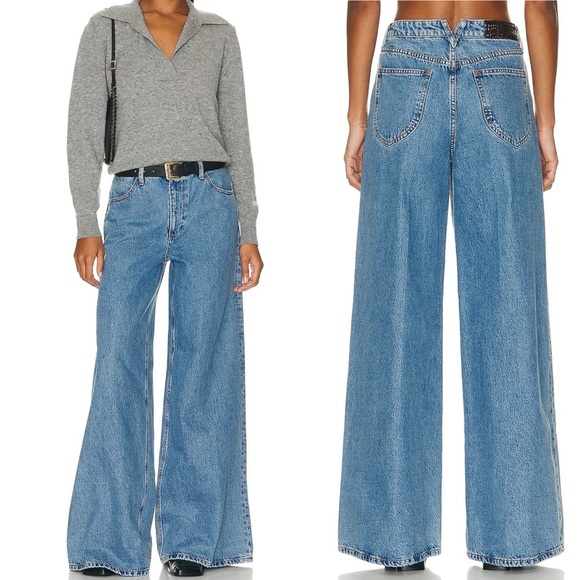 SPRWMN | NWT! Super Wide Leg Jean Size: 27 - Picture 1 of 5